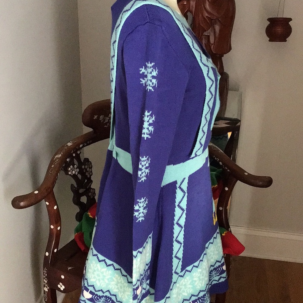 Hanukah Sweater Dress XS size 2 - Picture 3 of 5